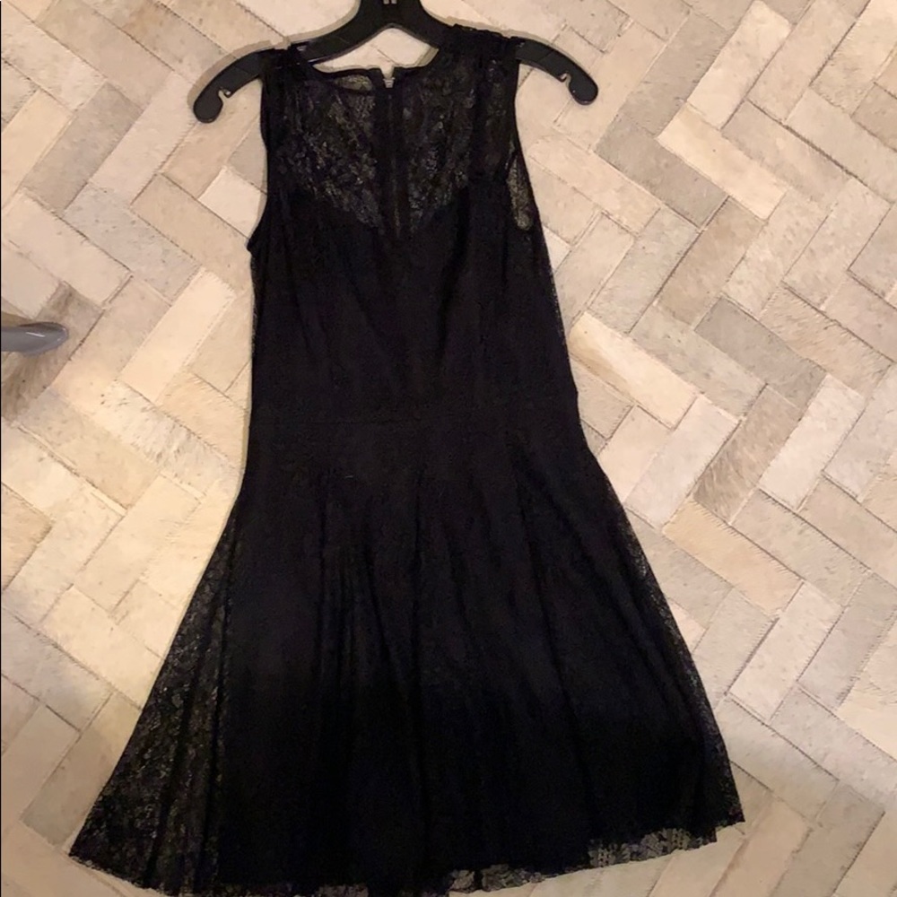 Armani Exchange Black Lace Dress Size 6